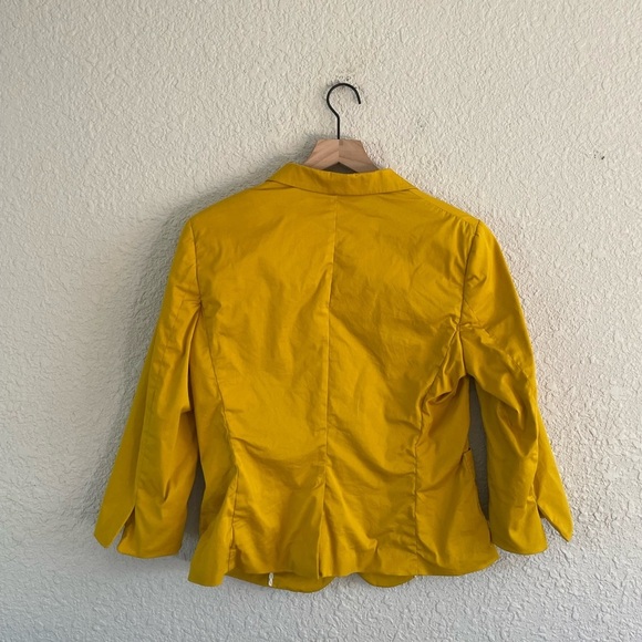 Weekend MaxMara Yellow Blazer Jacket - Picture 6 of 13